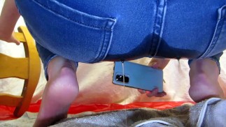 Писающие джинсы Trout утро