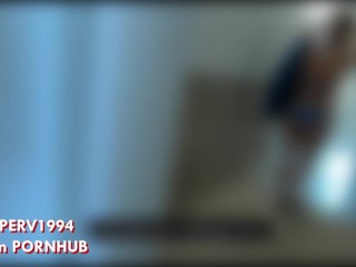 REAL STRANGER GIRL (!!) at SPA gives crazy HANDJOB underwater to BULGE flasher! Public pool_cumshot