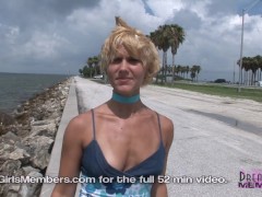 Great Tits And Ass On This Wild Public Flasher