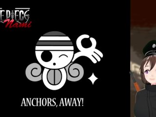 Nami de one piece chupa seu pau por moedas de ouro