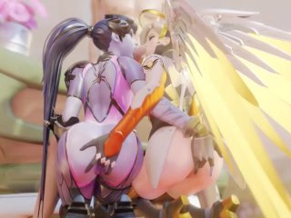 Widowmaker And Mercy Playing With_A Big Dick