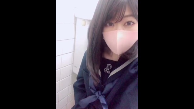 トイレでオナニーしました///エッチな女の子になってごめんなさい♡♡