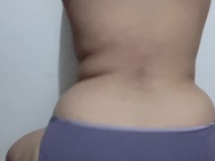 Belly massage with oil And Twerking