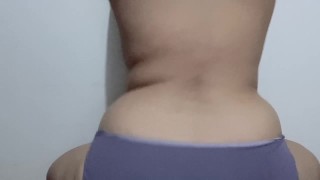 Belly massage with oil And Twerking