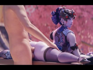 Fucking Widowmakers Ass While_She Does_The Splits