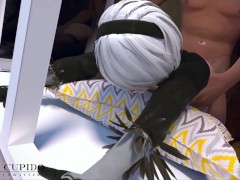 2B Fuck on the window [Grand Cupido]( Nier Automata )