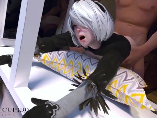 2B Fuck on the window [GrandCupido]( Nier Automata )