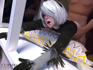 2B Fuck on the window [GrandCupido]( Nier Automata )