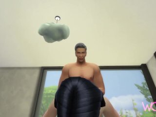 WHITE GIRL, 18 YEARS IN MÉNAGE WITH 2 ELDERLY BIG DICK