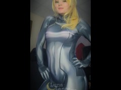 Uncensored Tiktok - In/Out Cosplay Suit Up Samus