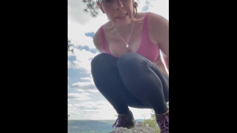 Taking A Piss On A Mountain 