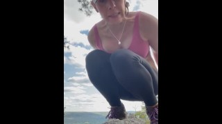 Pissing On A Mountainside