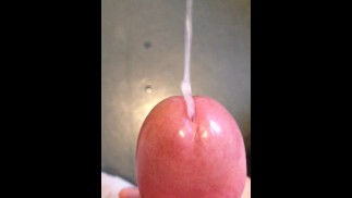 Close up cumshot