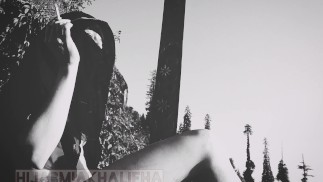 تحديات مراهقة وقحة | Lewd Pakistani Teen in niqab and lingerie Smoking on terrase in mountains