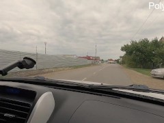 Горячий минет в машине и нахальный трах страпоном в общественном месте (сучка стонет) - Screenshot 2 of 16 - Wife