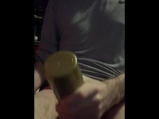 fleshlight fuck, solo male fleshlight, toys, exclusive, cum in underwear