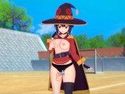 Preview 2 of [Hentai Game Koikatsu! ]Have sex with Big tits KonoSuba Megumin.3DCG Erotic Anime Video.