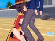 Preview 4 of [Hentai Game Koikatsu! ]Have sex with Big tits KonoSuba Megumin.3DCG Erotic Anime Video.