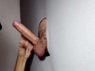 Boy of Vallecas, Regular of my Blowjobs, comes for the first Time to Gloryhole.