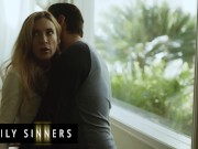 Preview 3 of Family Sinners - A Reunion Between Tommy Pistol & His Stepsister Aiden Ashley Leads To Sex