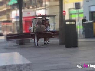 Fake lingerie model teases and seduces_a random guy