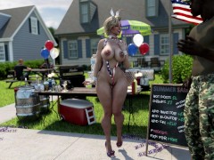 independence day celebration comic 3D