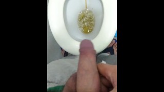 Juice precum with strong longer macho pissing