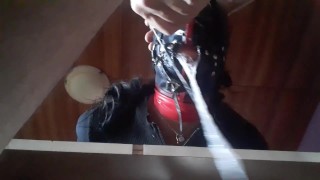 Ring Gag Deepthroat BLOWJOB. Amateur spit in mouth. BEST blowjob EVER. ASMR