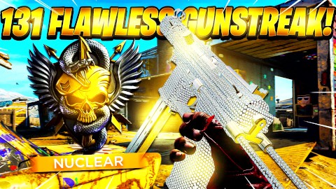 FLAWLESS 131 GUNSTREAK w/ TEC-9 in BLACK OPS COLD WAR! (Cold War High Gunstreak)