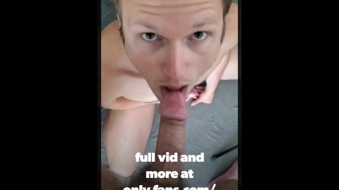 Russie sucking his Daddy's hot cock