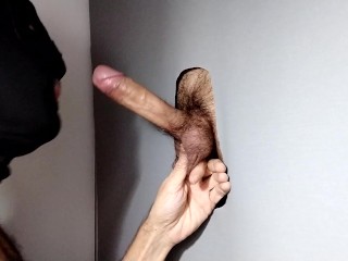 Straight Boy from "puente De Vallecas" comes to Gloryhole for the first Time, Delicious Cumshot.