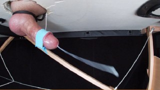 A Massive Estim Load Milked From The Cock