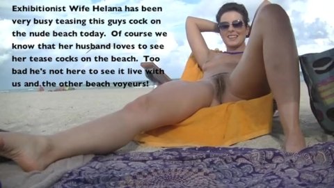 Esposa exhibicionista 472 Pt2 - Helena Price juega con su coño mientras el voyeur mira y se masturba!