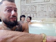 Preview 6 of Ladymuffin and Tommy A Canaglia in the tub with Diana Zilli