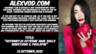 Extreme Anal Ball Insertions And Prolapse By Hotkinkyjo