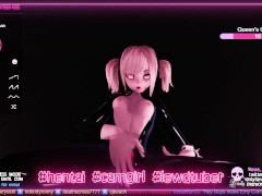 Hentai 3D vtuber dream Emy chan waifu from EmyLiveShow. Dance anime masturbation. Uncensored trailer
