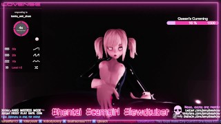 Hentai 3D vtuber droom Emy chan waifu van EmyLiveShow. Dans anime masturbatie. Ongecensureerde trailer