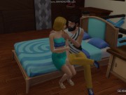 Preview 1 of Stepbrothers Have Sex in Beach Hotel Room - Sexual Hot Animations