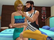 Preview 3 of Stepbrothers Have Sex in Beach Hotel Room - Sexual Hot Animations