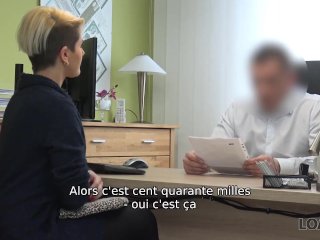 LOAN4K. Hottie est prête à avoir des relations sexuelles si elle obtient de l'argent en échange