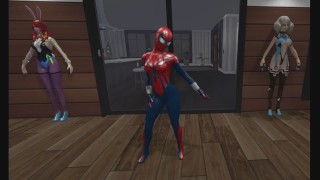 Spider Girl Dancing