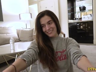 DTFsluts - Fit Slut Abbie Maley Rough Home Sex Tape with James Deen screenshot number 1
