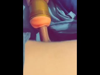 Watch me FUCK my FLESHLIGHT from the SIDE