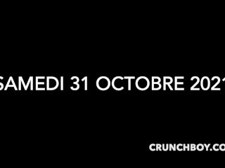 Amazing porn fuck bareback in the night in HALLOWEEN during the night ceremony Crunchboy