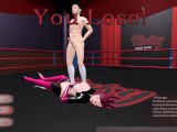 Kinky Fight Club [Wrestling Hentai game] Ep.1 pegging sex fight on the ring with bunnygirl costume