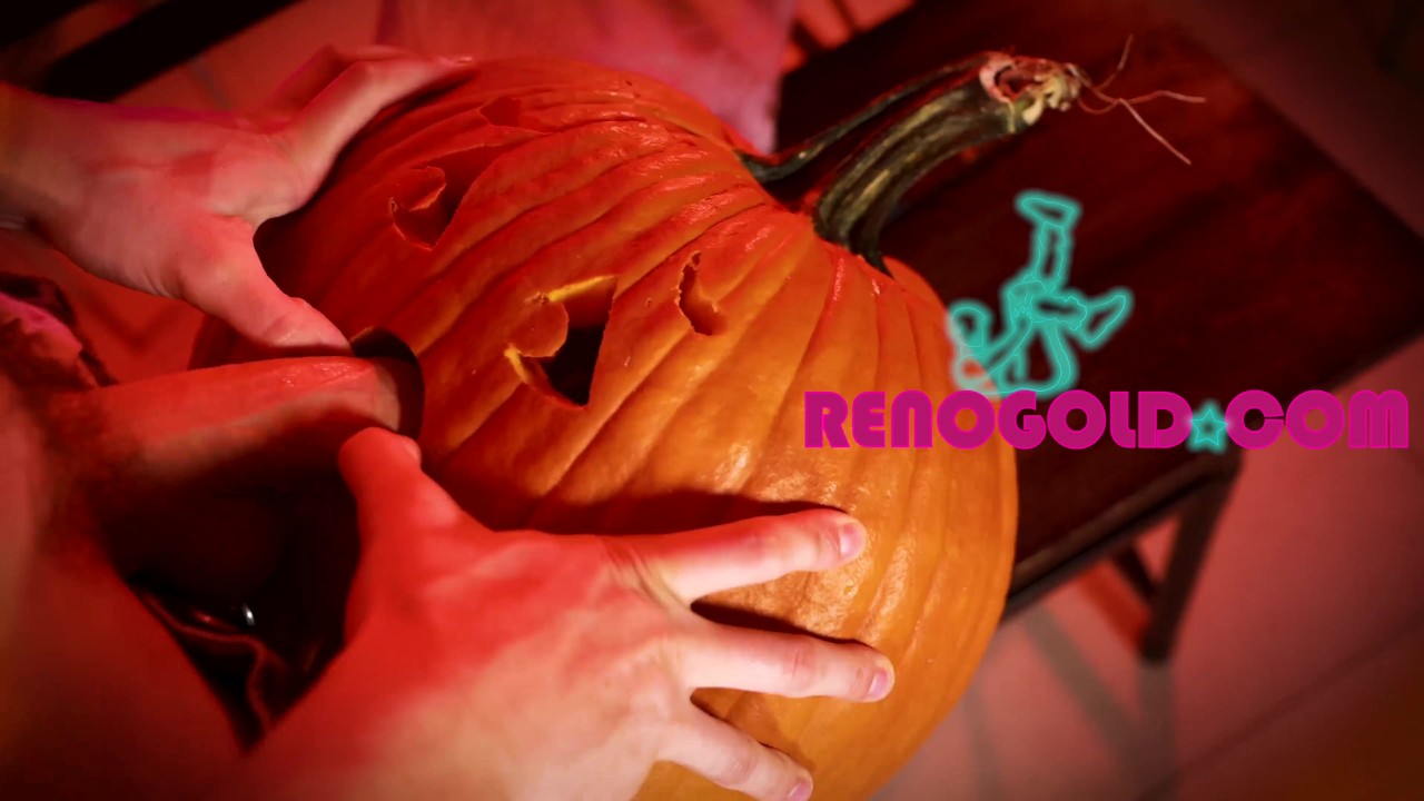 Reno Gold Smashing A Pumpkin