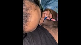 Wife swallows husband dick before work 