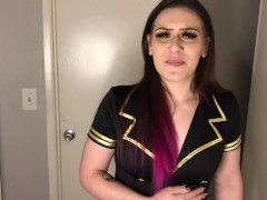 Brooke Farts As A Flight Attendant!