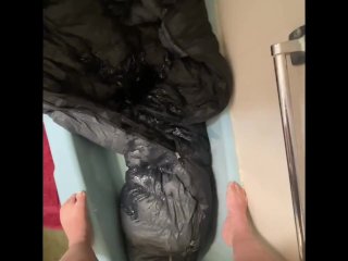Friends WM Kodiak down bag soaked 