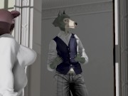 Preview 1 of JUNO FROM BEASTARS GIVES LEGOSI A HELPING HAND - SECOND LIFE YIFF [WITH SOUND]